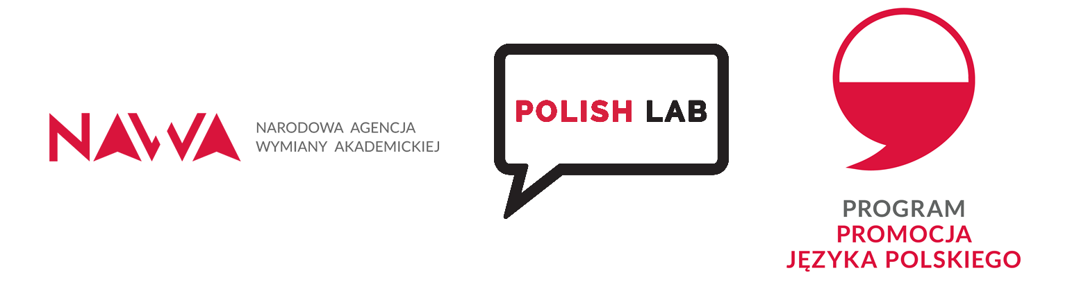 Logo Narodowej Agencji Wymiany Akademickiej, logo Polish Lab oraz logo Narodowej Agencji Wymiany Akademickiej