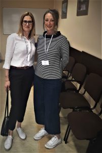 mgr Monika Śleszyńska i dr Lisa McGrath