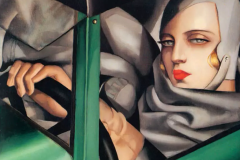Lempicka-Autoportret-w-zielo-nym-Bugatti