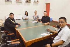 Wizyta pracowników Politechniki Białostockiej na Uniwersytecie Kthmandu fot. Pracownik Uniwersytetu Kathmandu