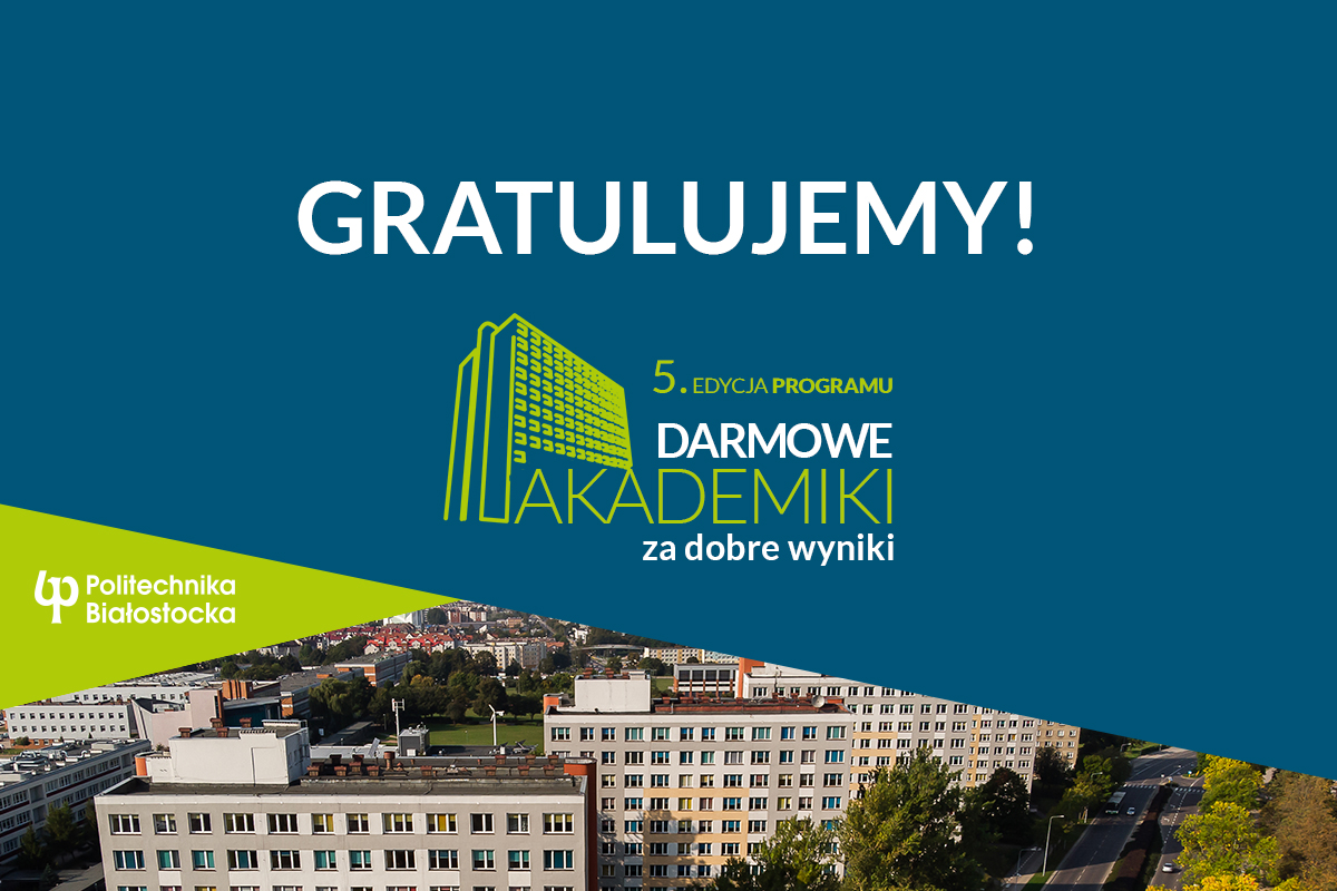 Znamy już nazwiska laureatów stypendium mieszkaniowego „Akademiki za dobre wyniki”