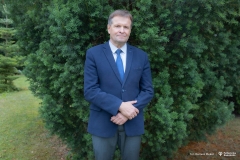 Dr inż. Aleh Marozau, prof. PB - Kierownik Katedry Hodowli i Użytkowania Lasu z Wydziału Budownictwa i Nauk o Środowisku Politechniki Białostockiej na kampusie uczelni_fot. Dariusz Piekut _4