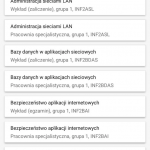 okno Grupy aplikacji Mobilny USOS PB