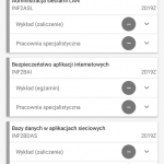 okno oceny aplikacji Mobilny USOS PB