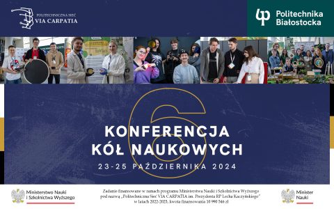 VI Konferencja Kół Naukowych Politechnicznej Sieci VIA CARPATIA - grafika