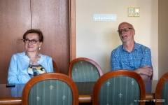 Wykład dr inż. Aleksandry Szaja w Politechnice Białostockiej. 19 września 2023 r. fot. Iryna Mikhno/ PB