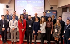 Drogowcy z Politechniki Białostockiej prezentowali wyniki badań na XV Seminarium Technicznym w Białowieży. Fot.  Ł. Klebus