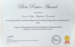 Best Poster Award konferencji FICC 2024 w Berlinie