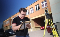 Projekt uczniów z Zespołu Szkół Budowlano – Geodezyjnych w Białymstoku w konkursie „NAUKOLATEK”_fot. Paweł Jankowski