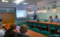 Seminaria naukowe stażystów na Wydziale Elektrycznym Politechniki Białostockiej w ramach Politechnicznej Sieci VIA CARPATIA_fot. Dariusz Piekut