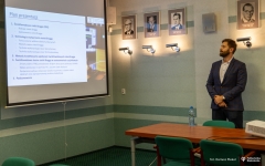 Seminaria naukowe stażystów na Wydziale Elektrycznym Politechniki Białostockiej w ramach Politechnicznej Sieci VIA CARPATIA_fot. Dariusz Piekut