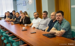 Seminaria naukowe stażystów na Wydziale Elektrycznym Politechniki Białostockiej w ramach Politechnicznej Sieci VIA CARPATIA_fot. Dariusz Piekut