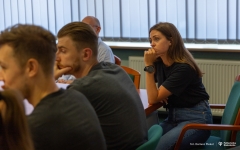 Seminaria naukowe stażystów na Wydziale Elektrycznym Politechniki Białostockiej w ramach Politechnicznej Sieci VIA CARPATIA_fot. Dariusz Piekut