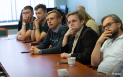 Seminaria naukowe stażystów na Wydziale Elektrycznym Politechniki Białostockiej w ramach Politechnicznej Sieci VIA CARPATIA_fot. Dariusz Piekut