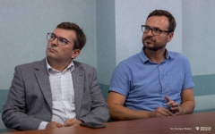 Seminaria naukowe stażystów na Wydziale Elektrycznym Politechniki Białostockiej w ramach Politechnicznej Sieci VIA CARPATIA_fot. Dariusz Piekut