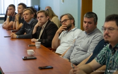Seminaria naukowe stażystów na Wydziale Elektrycznym Politechniki Białostockiej w ramach Politechnicznej Sieci VIA CARPATIA_fot. Dariusz Piekut