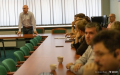 Seminaria naukowe stażystów na Wydziale Elektrycznym Politechniki Białostockiej w ramach Politechnicznej Sieci VIA CARPATIA_fot. Dariusz Piekut