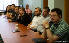 Seminaria naukowe stażystów na Wydziale Elektrycznym Politechniki Białostockiej w ramach Politechnicznej Sieci VIA CARPATIA_fot. Dariusz Piekut