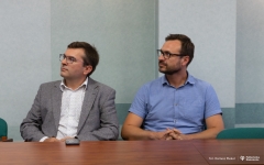 Seminaria naukowe stażystów na Wydziale Elektrycznym Politechniki Białostockiej w ramach Politechnicznej Sieci VIA CARPATIA_fot. Dariusz Piekut