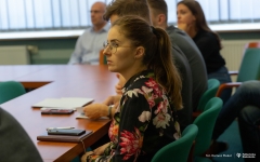 Seminaria naukowe stażystów na Wydziale Elektrycznym Politechniki Białostockiej w ramach Politechnicznej Sieci VIA CARPATIA_fot. Dariusz Piekut