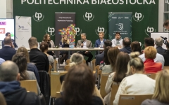 Targi Pracy PB 2023 - debata, fot. Maciej Giedrojć Juraha_PB