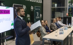 Targi Pracy PB 2023 - debata, fot. Maciej Giedrojć Juraha_PB