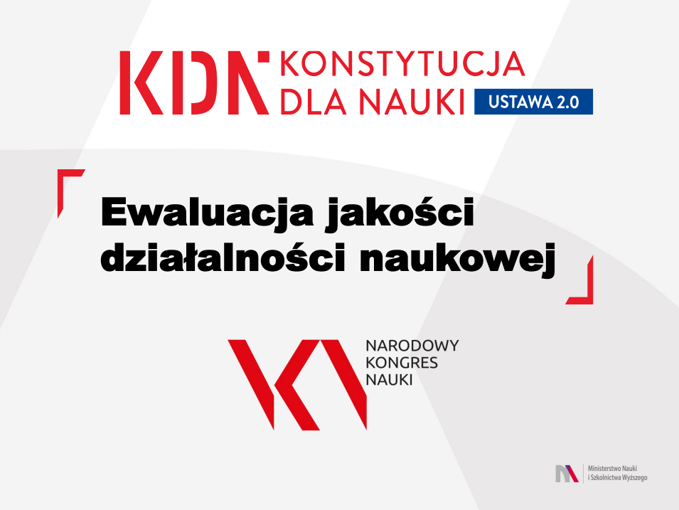 Slajd tytułowy z prezentacji MNiSW