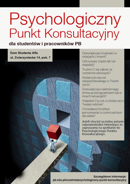 plakat Psychologicznego Punktu Konsultacyjnego