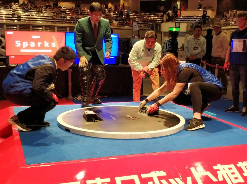 Drużyna SumoMasters wystartowała w All Japan Robot Sumo Tournaments, 9-17 grudnia 2018 r.