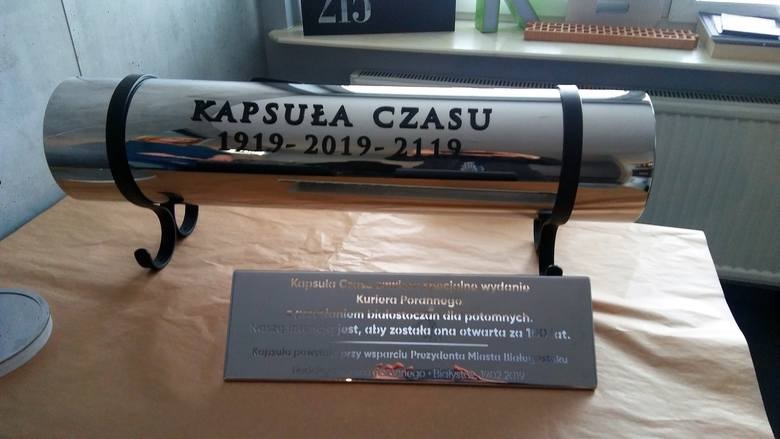 Kapsuła czasu Kuriera Porannego