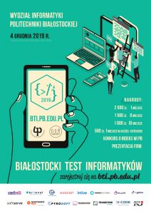 Plakat Białostockiego Testu Informatyków