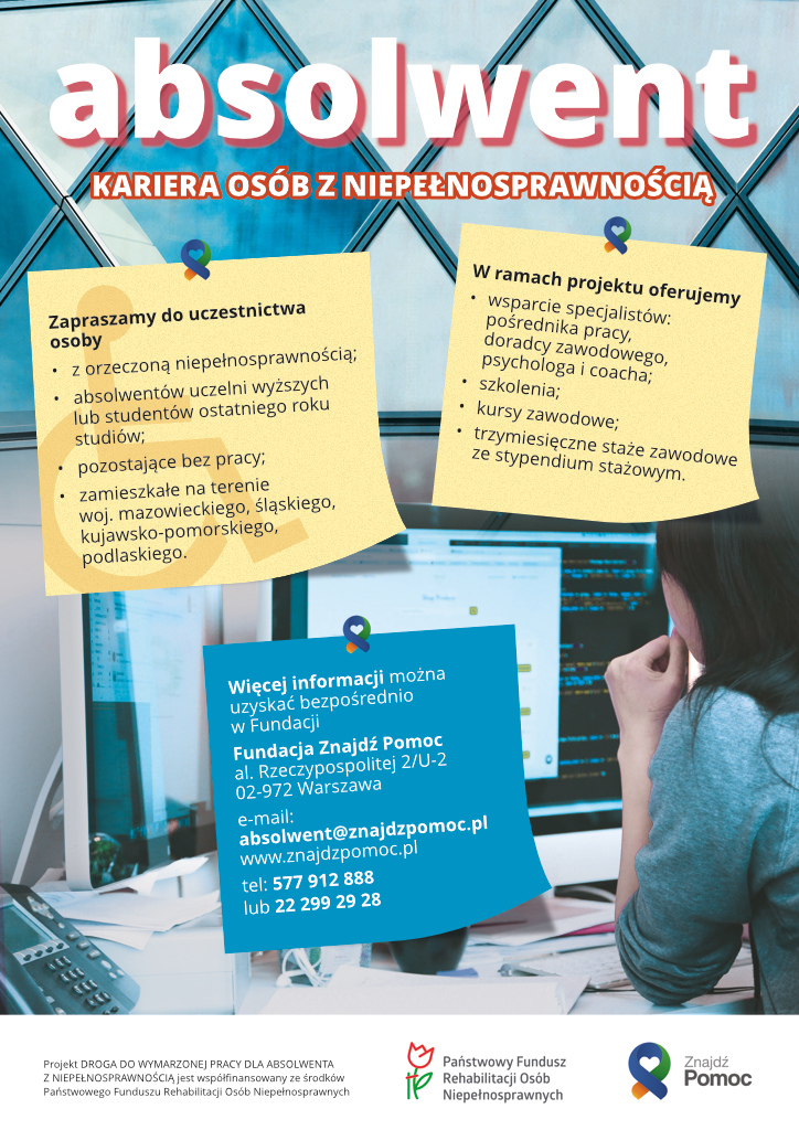 Rekrutacja do projektu przygotowujacego do pracy osoby niepełnosprawne
