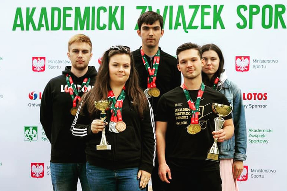 Drużyna PB na podium Akadmickich Mistrzostw Polski w strzelectwie sportowym