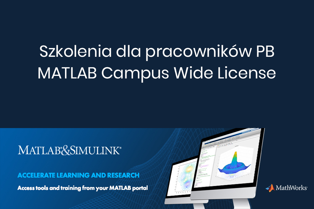grafika: Szkolenia dla pracowników PB MATLAB Campus Wide License