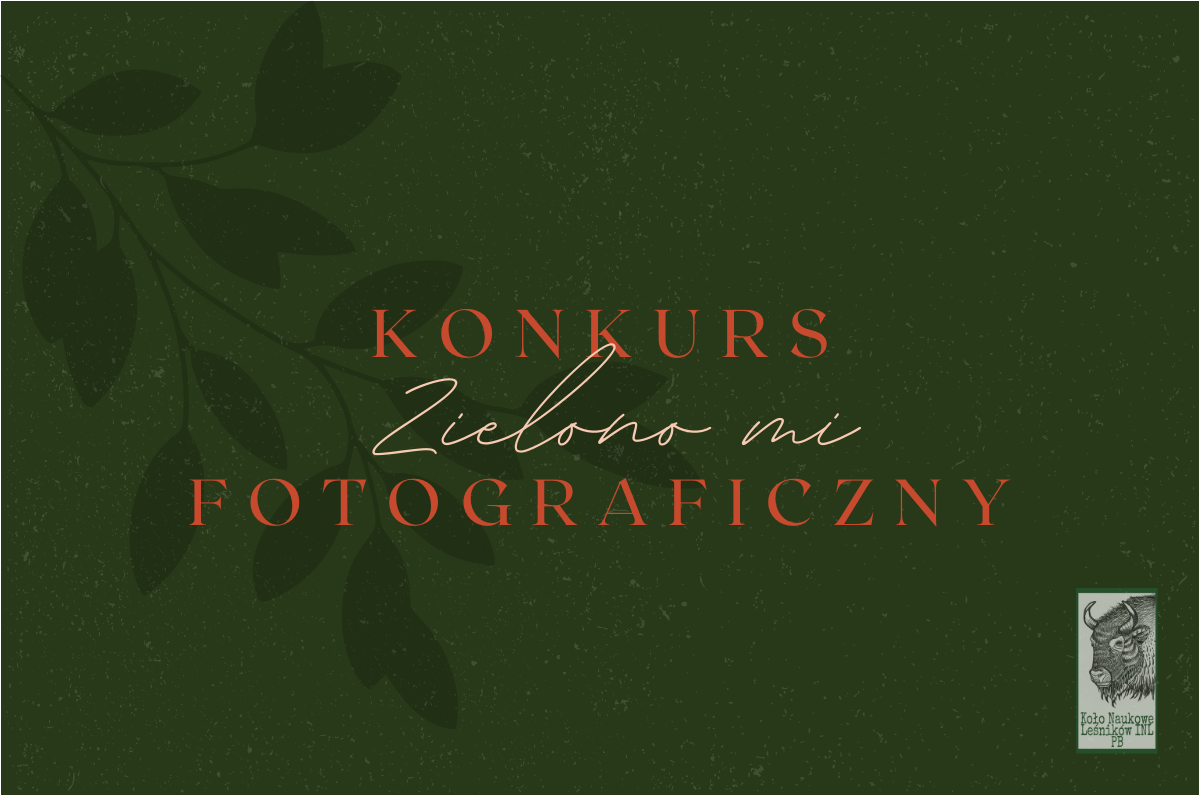 grafika, napisy na zielonym tle