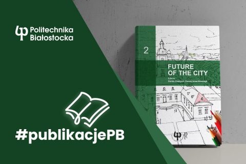 okładka książki Future of the City oraz napisy #publikacjePB