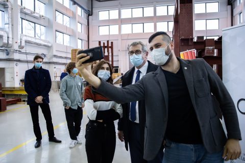 Wiceminister edukacji i nauki z wizytą na Politechnice Białostockiej, fot. G. Kościuk