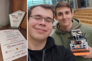 Studenci z koła MSI na zawodach RoboExe 2022