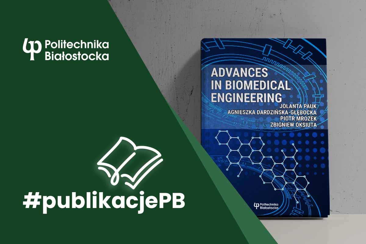 grafika cyklu PublikacjePB monografia Advances in biomedical engineering