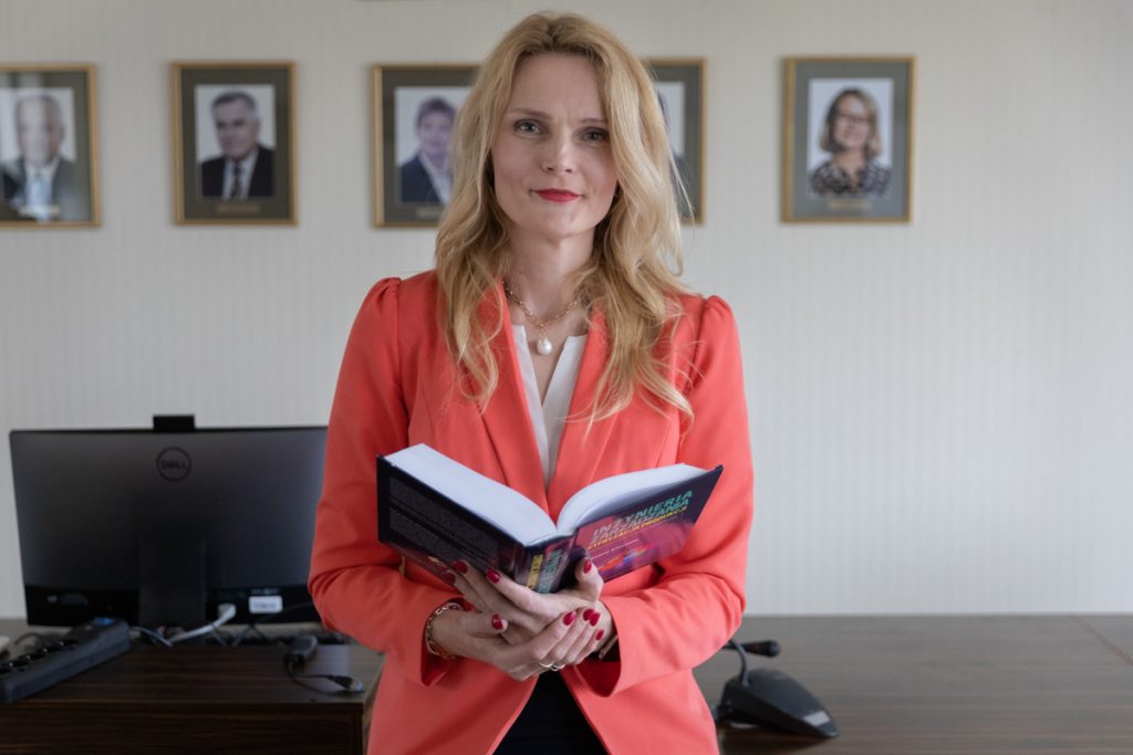 Dr hab. inż. Katarzyna Halicka, prof. PB, Dziekan Wydziału Inżynierii Zarządzania, fot. Dariusz Piekut