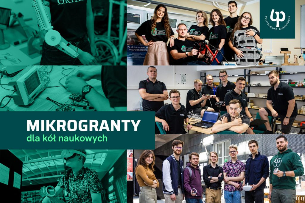 Inicjatywy kół naukowych z Politechniki Białostockiej dofinansuje „Młodzieżowe Podlaskie Lokalnie”