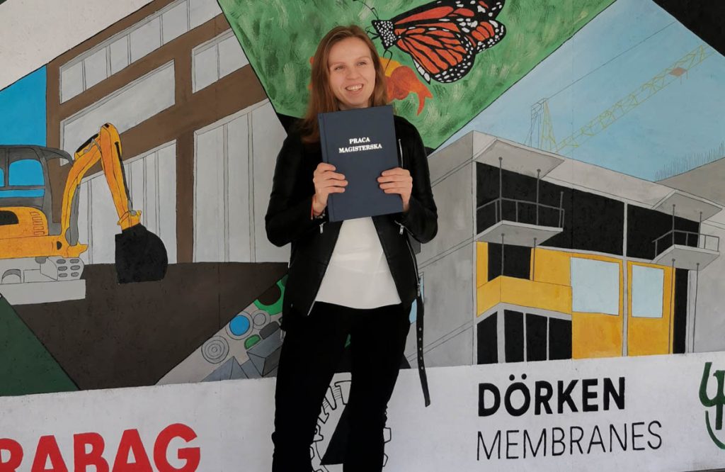 SPAK wyróżnił dyplom mgr inż. Aleksandry Trockiej, absolwentki architektury krajobrazu