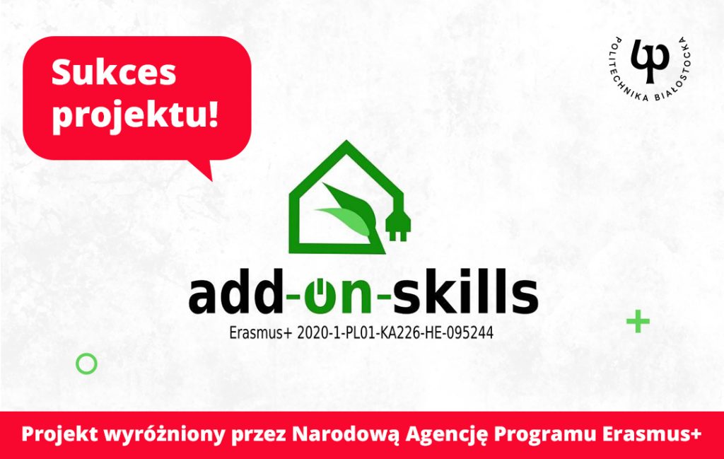 Narodowa Agencja Programu Erasmus+ wyróżniła projekt “Advanced Digital Design course ON modern buildings developing SKILLS for young engineers”