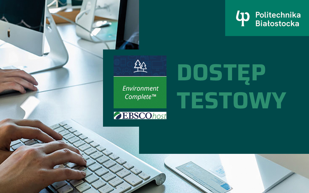 grafika. napis dostęp testowy