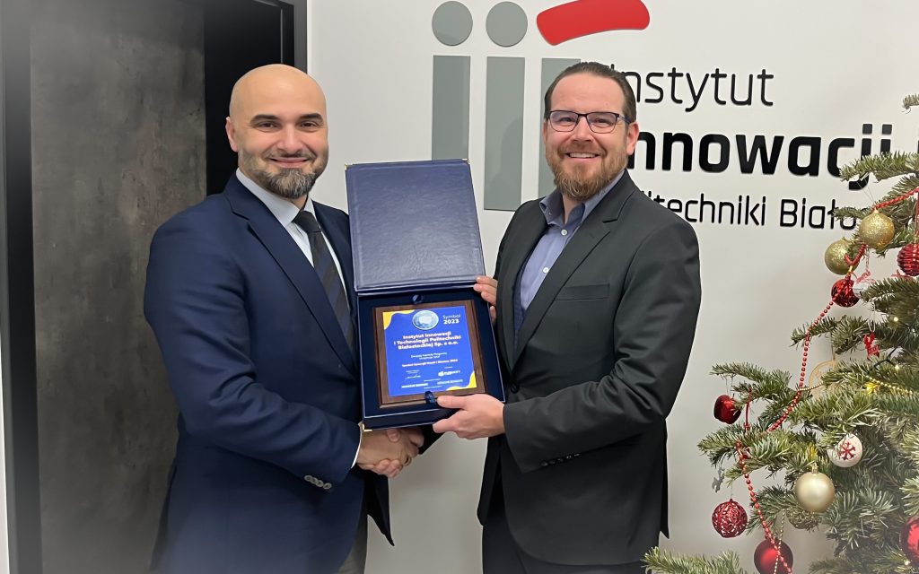 Instytut Innowacji i Technologii PB z tytułem Symbolu Synergii Nauki i Biznesu 2023