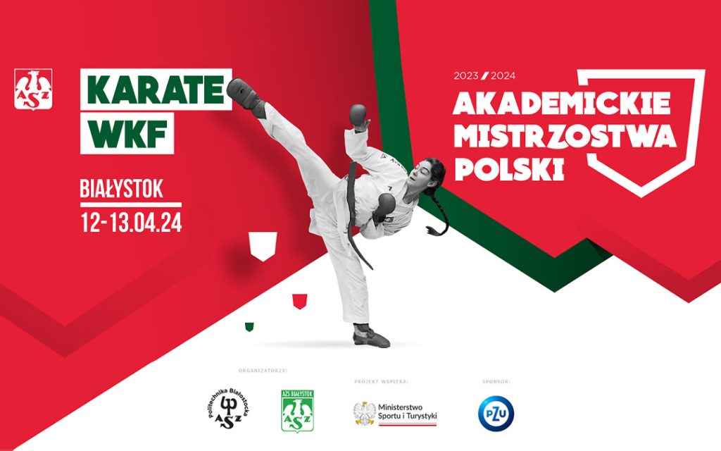 Politechnika Białostocka gospodarzem Akademickich Mistrzostw Polski w Karate WKF 2024