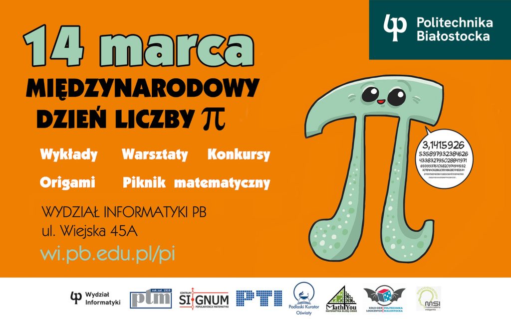 14 marca będziemy świętować Dzień Liczby Pi!