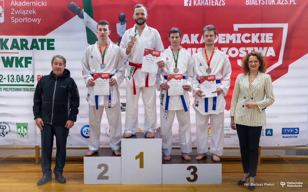 Akademickie Mistrzostwa Polski w Karate WKF odbyły się w Politechnice Białostockiej