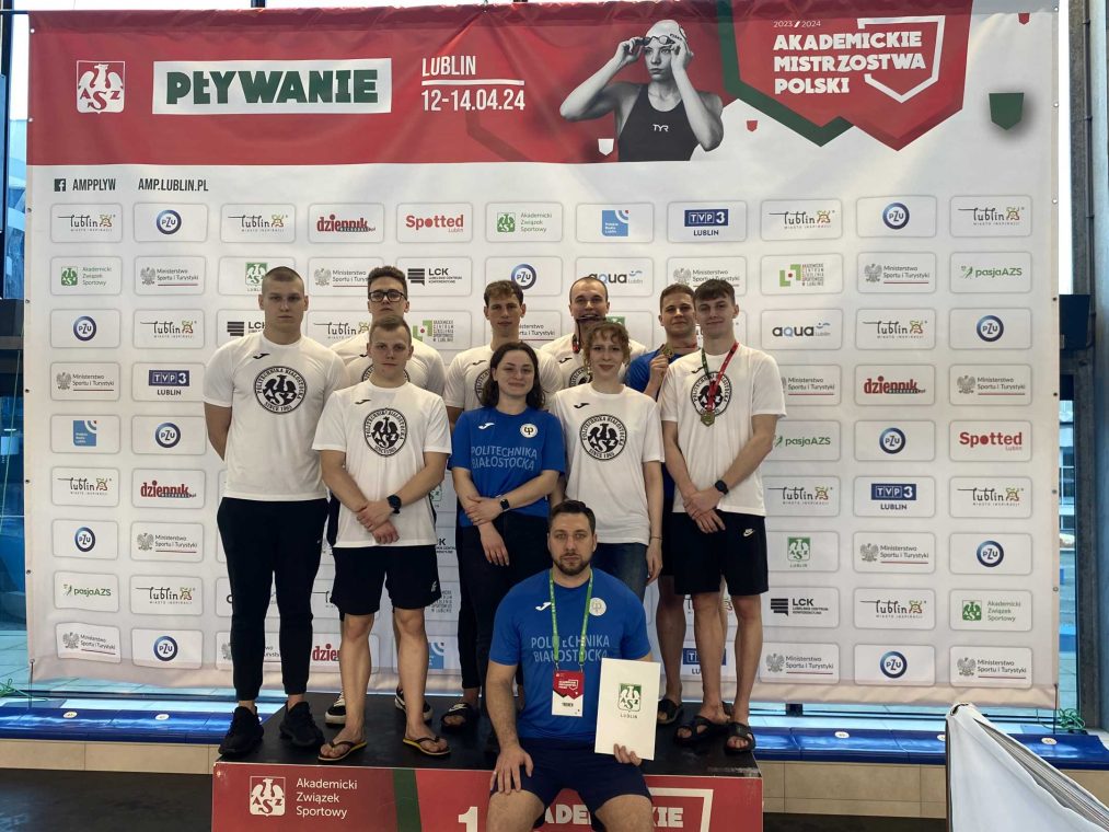 Pływacy Politechniki Białostockiej medalistami Akademickich Mistrzostw Polski
