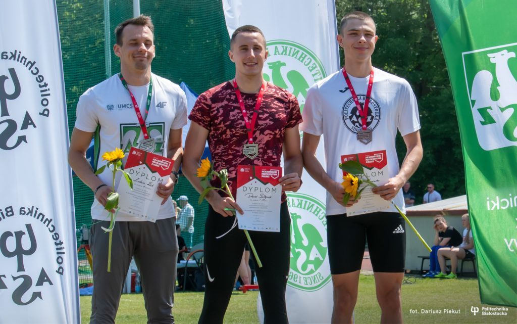 Medale sportowców z Politechniki Białostockiej na AMP w Lekkiej Atletyce!